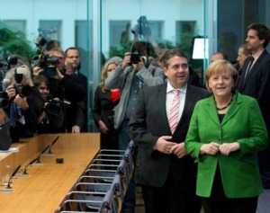 Der Koalitionsvertrag steht. Freuen kann sich vor allem die SPD. Bild: spd.de