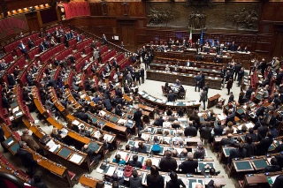 Bald ein Hort der Stabilität? Die Abgeordnetenkammer des italienischen Parlaments in Rom. Bild: Palazzo Chigi (Flickr)