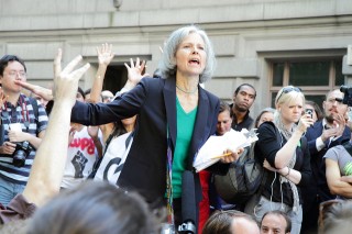 Jill Stein bei «Occupy Wall Street» (Foto: Paul Stein)